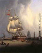 Ships Leaving Boston Harbor - Robert Salmon