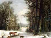 Woodsman in Winter - George Henry Durrie
