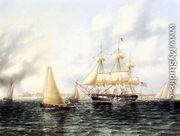 New York Harbor I - James E. Buttersworth