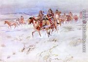 Crees Coming in to Trade - Charles Marion Russell
