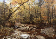 Brook in Autumn, Keene Valley, Adirondacks - John Lee  Fitch