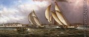Yacht Race in Gloucester Harbor - James E. Buttersworth