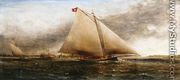 Yacht Race off Castle Garden, New York - James E. Buttersworth