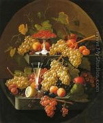 Fruit and Wine Glass - Severin Roesen