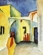 View of an Alley - August Macke