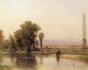 Encampment on The Platte River - Thomas Worthington Whittredge