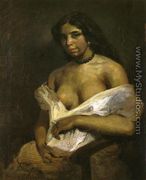 Portrait of Aspasie - Eugene Delacroix