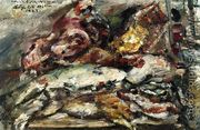 Meat and Fish at Hiller's Berlin - Lovis (Franz Heinrich Louis) Corinth
