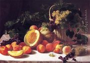 Still Life with Basket of Grapes - George Hetzel