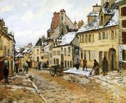 Pontoise, the Road to Gisors in Winter - Camille Pissarro