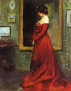 The Red Gown - Charles Hawthorne