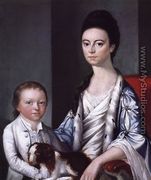 Christian Stelle Banister and Her Son, John - Gilbert Stuart