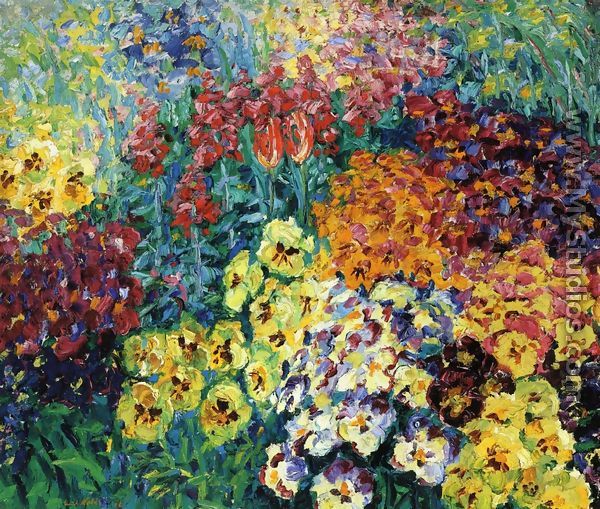 Flower Garden: Pansies - Emil Nolde