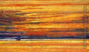 Sailing Vessel at Sea, Sunset - Frederick Childe Hassam