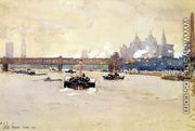 View of the Thames - Frederick Childe Hassam