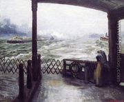 Wake of the Ferry - John Sloan
