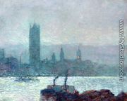 Houses of Parliament, Early Evening - Frederick Childe Hassam