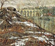 Harlem River in Winter - Ernest Lawson