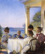 Breakfast on the Piazza - Edmund Charles Tarbell
