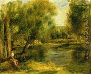 Banks of the River II - Pierre Auguste Renoir