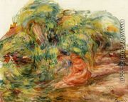 Two Woman in a Garden - Pierre Auguste Renoir