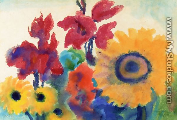 Vibrant Blooming - Emil Nolde