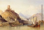 Castle and Town of Cochem on the Moselle - William Callow