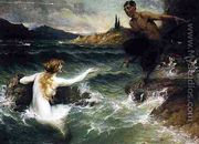 The Mermaid and the Satyr - Ferdinand Leeke