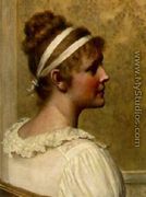 Portrait of a Lady  - Edmund Blair Blair  Leighton
