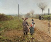 Children on a Country Road (Børn på landevej) - Hans Anderson Brendekilde