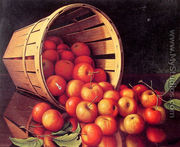 Apples tumbling from a basket - Levi Wells Prentice
