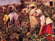 Picking Grapes - Federico Godoy y Castro