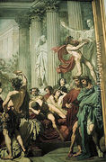 The Romans of the Decadence [detail] - Thomas Couture