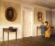 Two of the Artist's Daughters At Liselund - Peter Vilhelm Ilsted