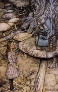 Alice in Wonderland: The Rabbit Sends in a Little Bill - Arthur Rackham