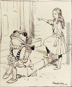 Alice And The Frog Footman - Arthur Rackham