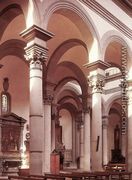 Interior of the church - Filippo Brunelleschi