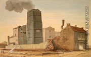 View of Clink Street Waterworks, Southwark, 1826 - Gideon Yates