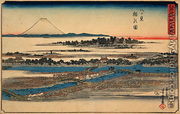 Picture of Eight-View Bridge, from the series Newly-selected Famous Place in Edo, 1855 - Utagawa Yoshimori