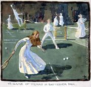 A Game of Tennis in Battersea Park - James Wallace
