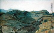 A rugged valley in Italy, c.1833-34 - Friedrich Wasmann