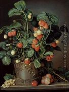 Still life with strawberries - W. Weiss