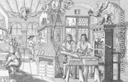 Medieval German printing press - Abraham van Werdt