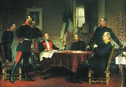 Discussion of a War Strategy in Versailles, 1900 - Anton Alexander von Werner