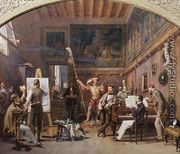 The Artists Studio, Venice, 1854 - Carl Friedrich H. Werner
