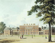 Buckingham House, from The History of the Royal Residences, engraved by Thomas Sutherland (b.1785), by William Henry Pyne (1769-1843), 1819 - William Westall