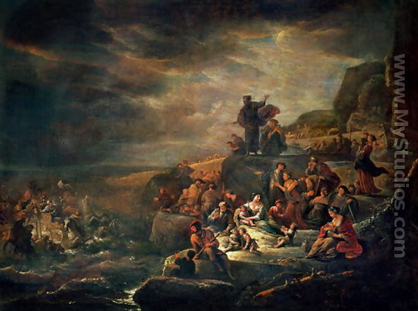 The Passage of the Red Sea - Jacob Willemsz de Wet the Elder