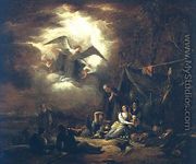 Angels Annunciation to the Shepherds - Jacob Willemsz de Wet the Elder
