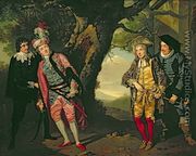 The Duel, from Act 3, scene 4 of Twelfth Night, 1771-72 - Francis Wheatley