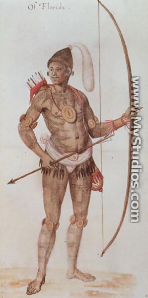 Indian Man of Florida - John White